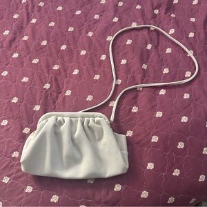 Urban Expressions || slouchy nude dumpling crossbody bag